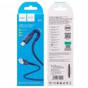 Кабель Hoco X71 Especial (USB - Type-C) (синий) — 2