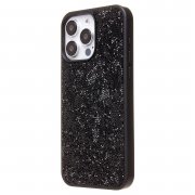 Чехол-накладка - PC071 POSH SHINE для Apple iPhone 15 Pro Max россыпь кристаллов (226898) (черная) — 2