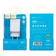 Сетевое зарядное устройство Hoco C42A USB (белое) — 2