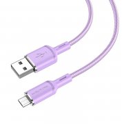Кабель Borofone BX90 (USB - micro USB) (фиолетовый)