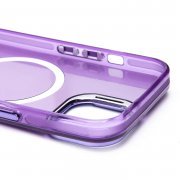 Чехол-накладка SafeMag для Apple iPhone 15 (лиловая) — 3