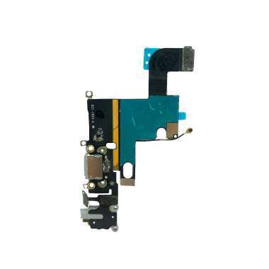 Шлейф для Apple iPhone 6 на разъем зарядки/разъем гарнитуры/микрофон (серый) &mdash; 1
