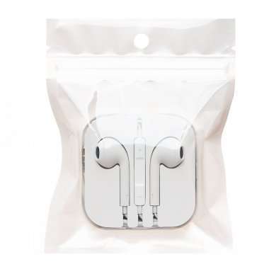 Проводная стереогарнитура для Apple (3.5 мм) (белая) &mdash; 2
