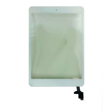 Тачскрин (сенсор) для Apple iPad mini с кнопкой (белый) &mdash; 1