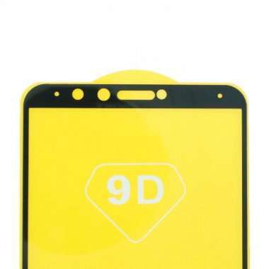 Защитное стекло для Huawei Y9 2018 (полное покрытие)(черное) — 2