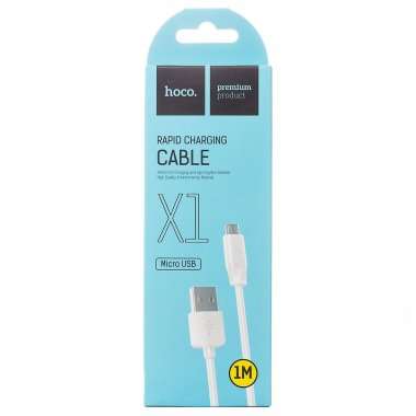 Кабель HOCO X1 Papid (USB - micro-USB) белый &mdash; 3