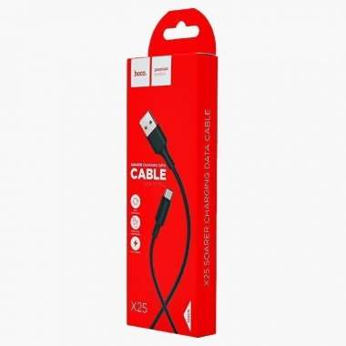 Кабель HOCO X25 Soarer (USB - Type-C) черный &mdash; 3