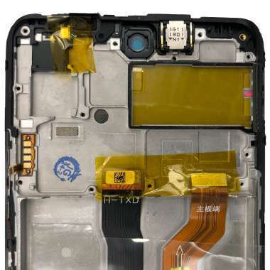 Дисплей с тачскрином для Huawei Y7a (черный) — 2