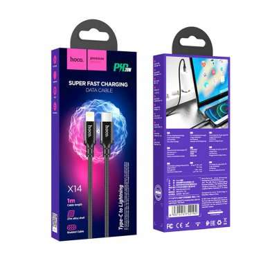 Кабель Hoco X14 (Type-C - Lightning) черный — 2