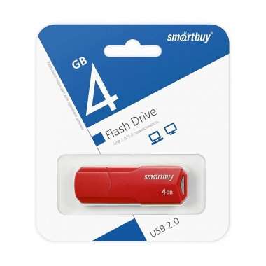 USB-флеш 4GB SmartBuy CLUE (красная) &mdash; 2