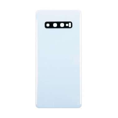 Задняя крышка для Samsung Galaxy S10 Plus (G975F) (белая) Премиум &mdash; 2