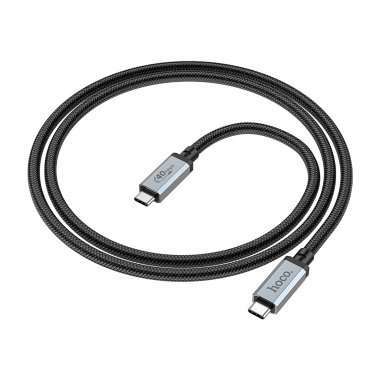 Кабель Hoco US05 Thunderbolt 4 Pro (Type-C - Type-C) (черный) — 3