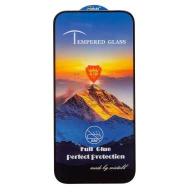 Защитное стекло Brera 2D для Apple iPhone 16 (черное) &mdash; 1