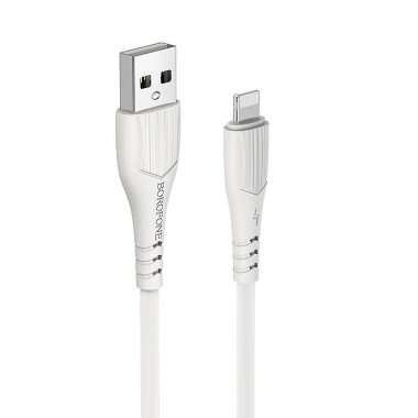 Кабель Borofone BX37 Wieldy (USB - lightning) (белый) — 4