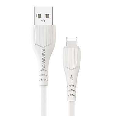 Кабель Borofone BX37 Wieldy (USB - lightning) (белый) — 1