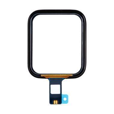 Стекло с тачскрином для Apple Watch SE 40 mm в сборе с OCA пленкой (черное) Стекло с тачскрином для Apple Watch SE 40 mm в сборе с OCA пленкой (черное)