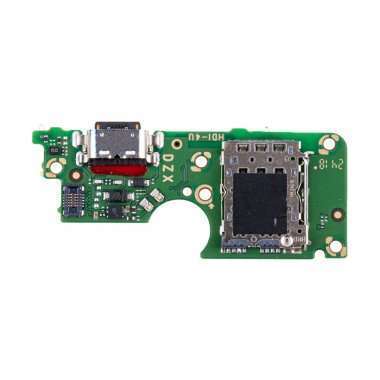Шлейф для Infinix Zero 30 4G плата на разъем зарядки/разъем SIM/микрофон &mdash; 1