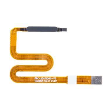 Шлейф для Samsung Galaxy A03s (A037F) на сканер отпечатка пальцев черный &mdash; 2