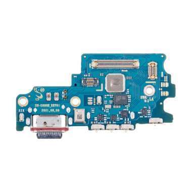 Шлейф для Samsung Galaxy S21 FE (G990B) плата на системный разъем/разъем SIM/микрофон &mdash; 2