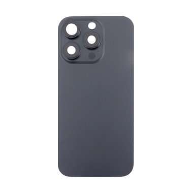 Задняя крышка для Apple iPhone 16 Pro (черная) премиум &mdash; 2