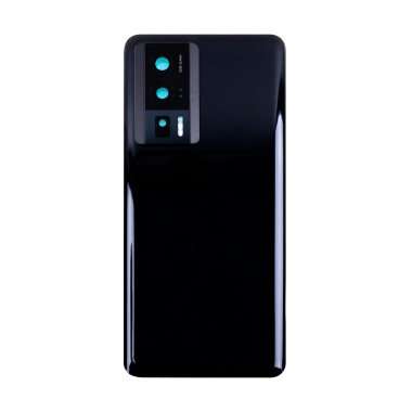 Задняя крышка для Xiaomi Poco F5 Pro (черный) - Премиум &mdash; 2