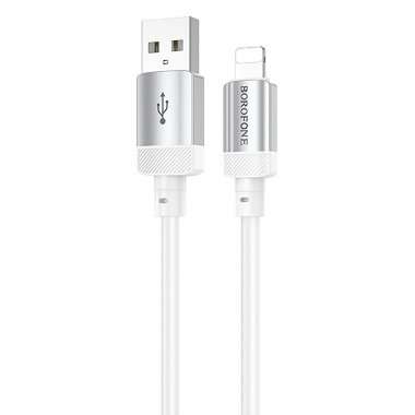 Кабель Borofone BX108 (USB - lightning) 100см (белый) — 1