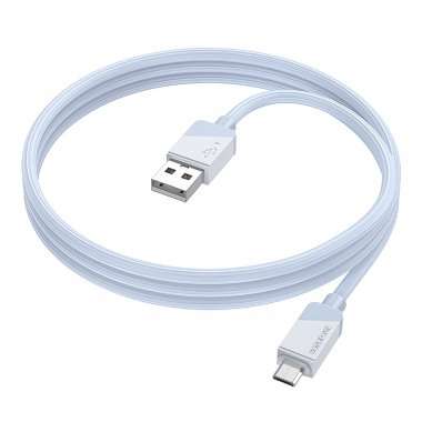 Кабель Borofone BX107 (USB - micro USB) 100см (синий) — 4