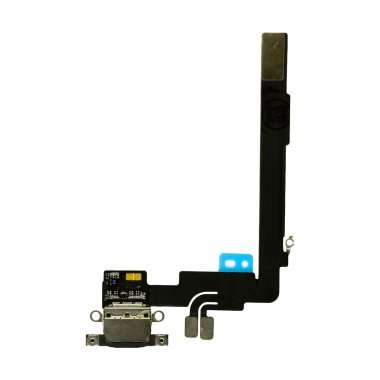 Шлейф для Apple iPhone 16 Pro Max на системный разъем/микрофон (черный) премиум &mdash; 2