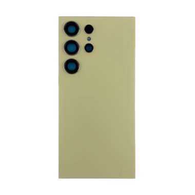 Задняя крышка для Samsung Galaxy S24 Ultra (S928B) (желтая) &mdash; 2