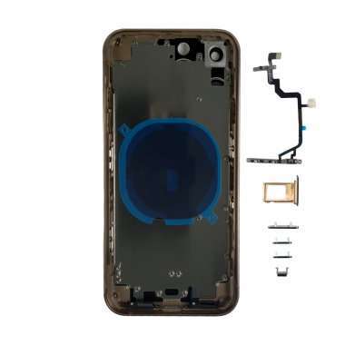 Корпус для Apple iPhone XR в стиле iPhone 16 Pro (бежевый)