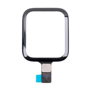 Стекло для Apple Watch SE 2023 Watch 5 44 mm с тачскрином и OCA пленкой (черное) — 2